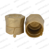 Колпачок полимерный под винт 28*18 золотой Колпачок полимерный под винт 28*18 золотой