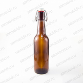 Бутылка бугельная 0.5 л коричневая