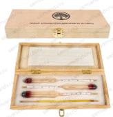 Набор ареометров ГОСТ в футляре Набор ареометров ГОСТ в футляре