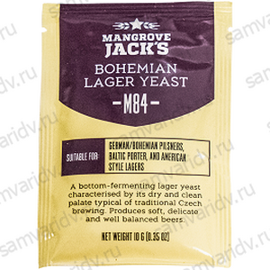 Пивные Дрожжи Mangrove Jack's Bohemia Lager M84